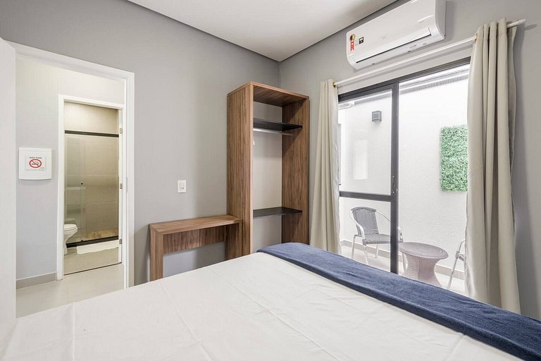 Villa 2 - Piscina Priv. Vidro 2 Quartos e Ar - Casa Manuê