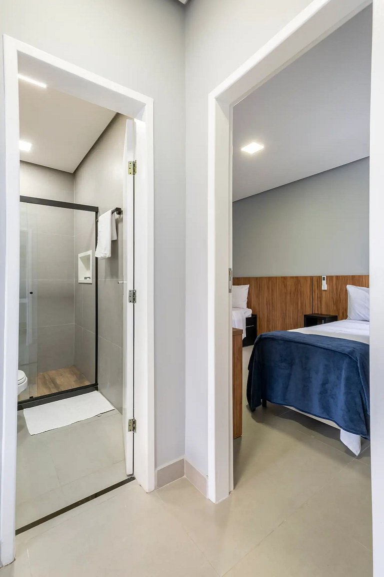 Villa 2 - Piscina Priv. Vidro 2 Quartos e Ar - Casa Cais