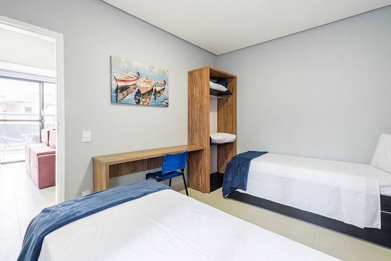 Villa 2 - Piscina Priv. Vidro 2 Quartos e Ar - Casa Manuê