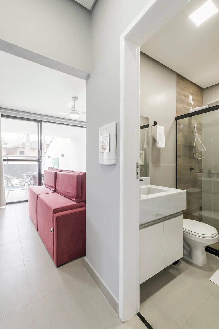 Villa 2 - Piscina Priv. Vidro 2 Quartos e Ar - Casa Manuê