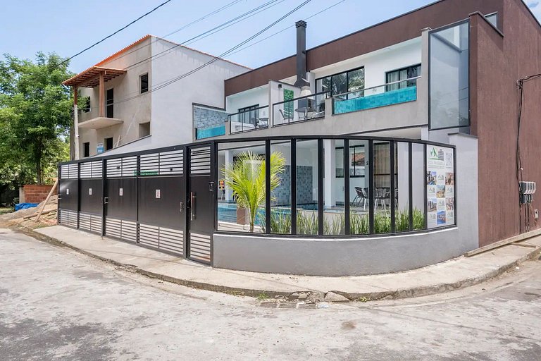 Villa 2 - Piscina Priv. Vidro 2 Quartos e Ar - Casa Cais