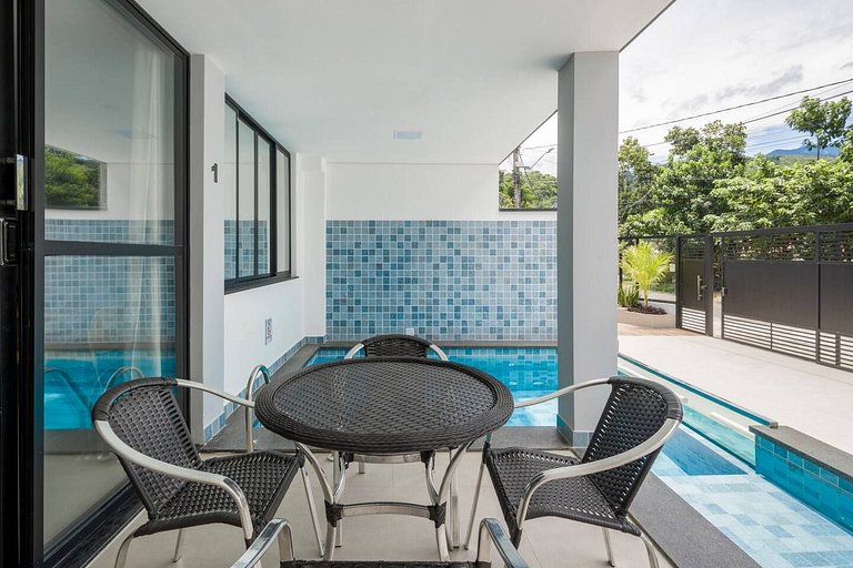 Villa 2 - Piscina Priv. Vidro 2 Quartos e Ar - Casa Cais