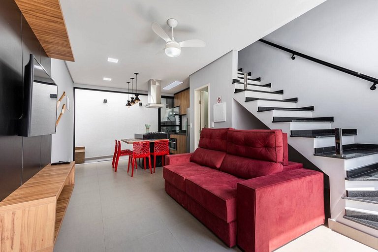 Villa 3 - Piscina Vidro Aquecida Master - Casa Cachoeiras