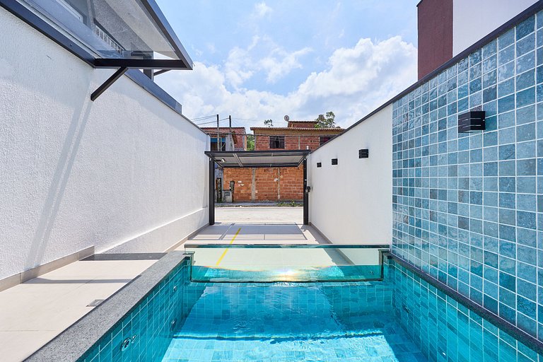 Villa 3 - Piscina Vidro Aquecida Master - Casa Cachoeiras