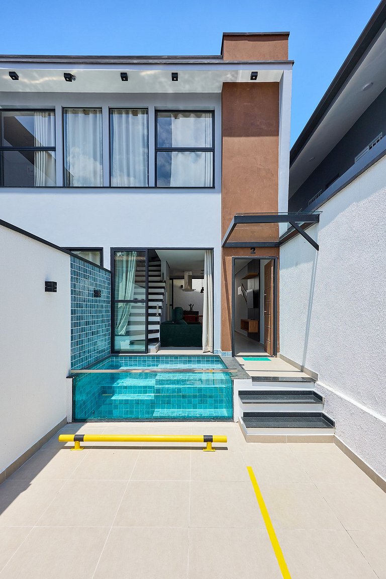 Villa 3 - Piscina Vidro Aquecida Master - Casa Cachoeiras