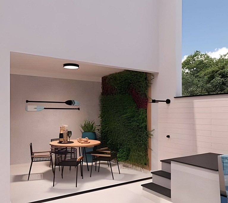 Casa piscina aquecida cond. fechado, ar e academia