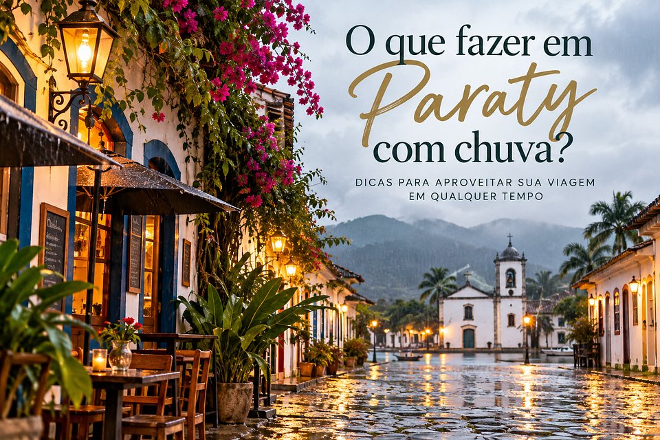 O que fazer em Paraty com chuva? 8 dicas imperdíveis